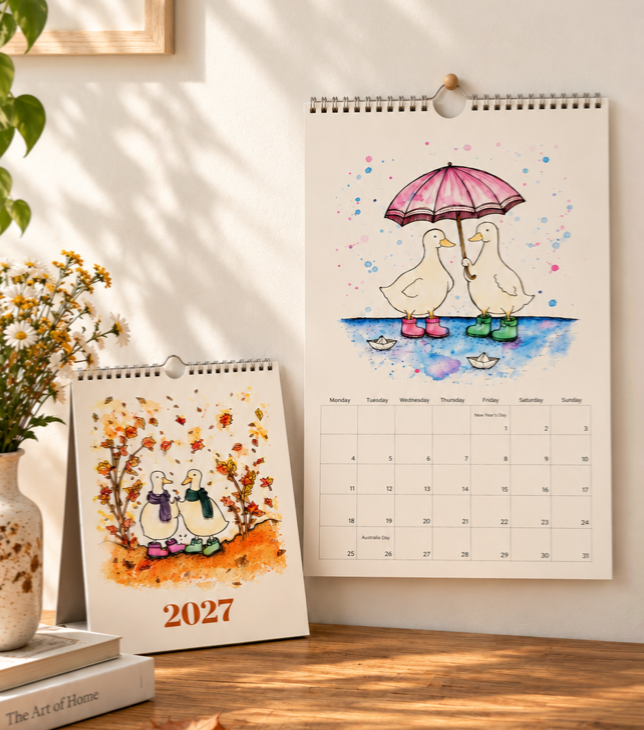 2027 Rosie & Boots Calendar