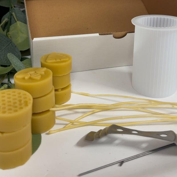 DIY Beeswax Candle Kit